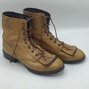 Ariat Cobalt Women’s Leather Equestrian Tassel Horse Boots Size 7 B Style 33471